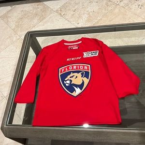 CCM Florida Panthers Hockey Jersey Kids Size Small / S